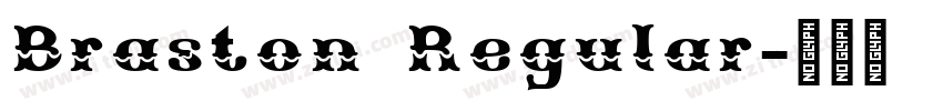 Braston Regular字体转换